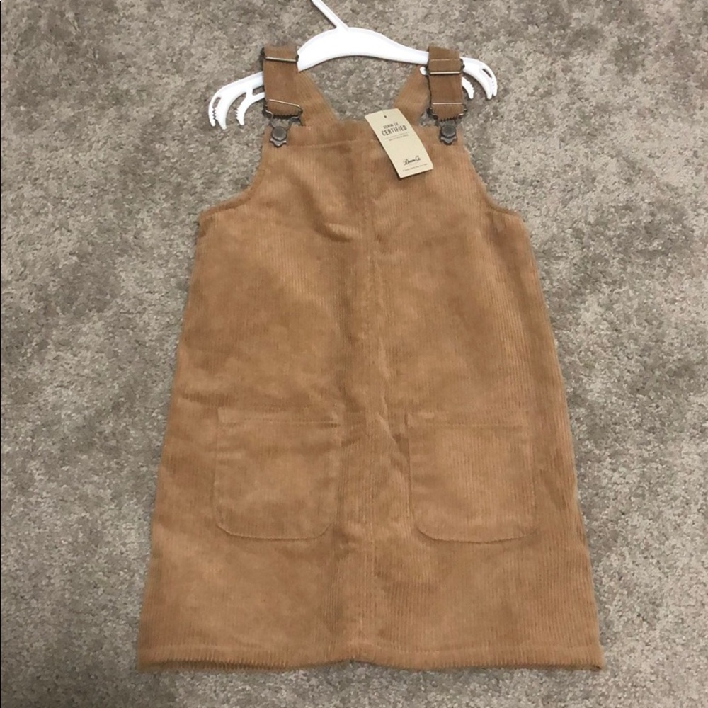 Kids brown / tan jumper dress